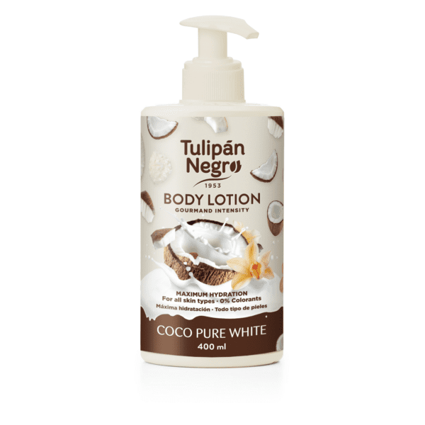 Body Lotion Tulipán Negro Coco Pure White