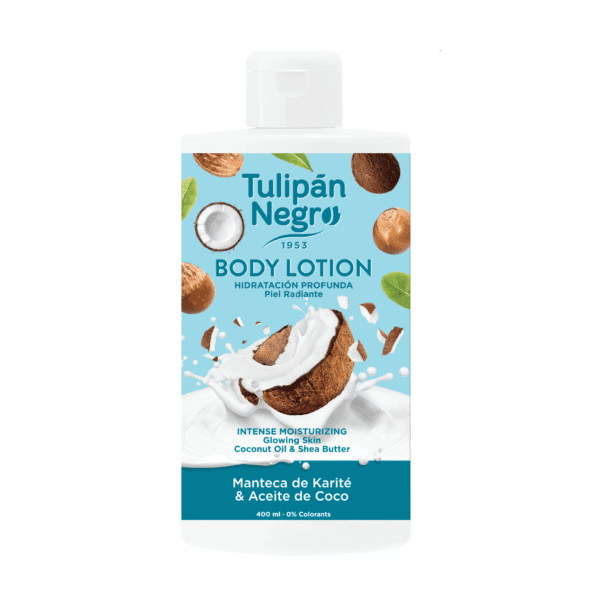 Body Lotion Tulipán Negro Manteca de Karité & Aceite de Coco