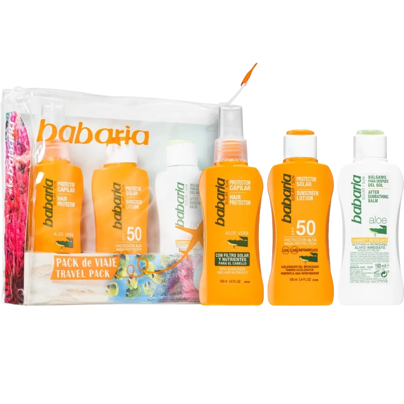 Babaria Sun Travel Kit Pack de viaje