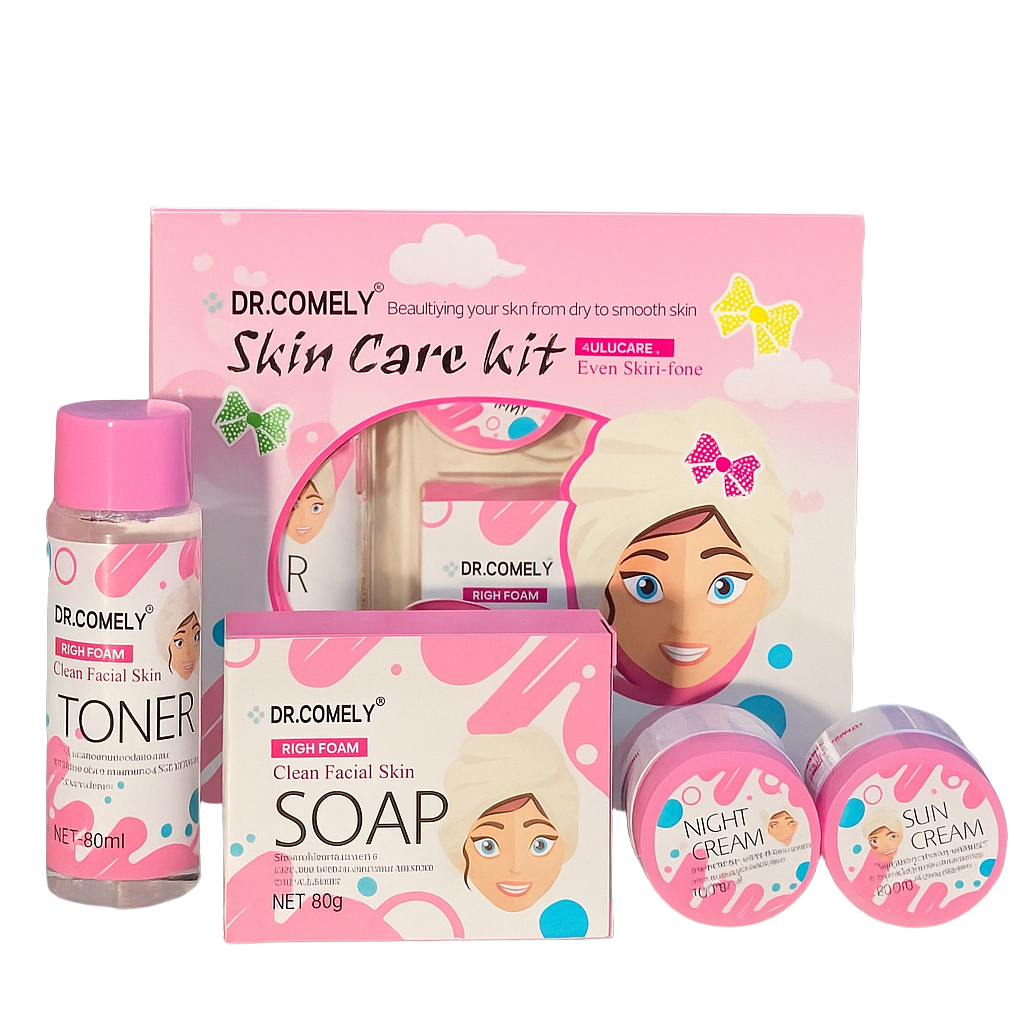 Kit de Skin Care DR.COMERLY 4 en1 Tono Uniforme