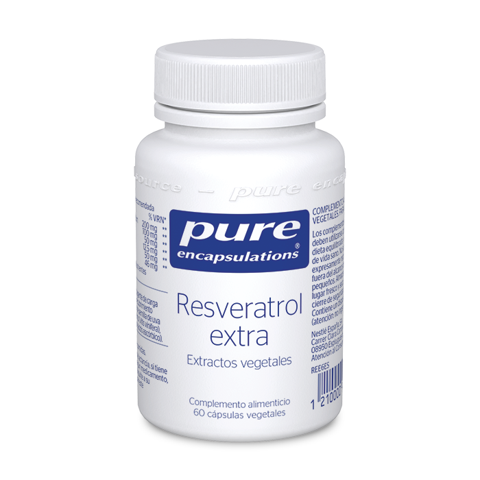 PURE ENCAPSULATIONS Resveratro Extra Extractos vegetales para la piel