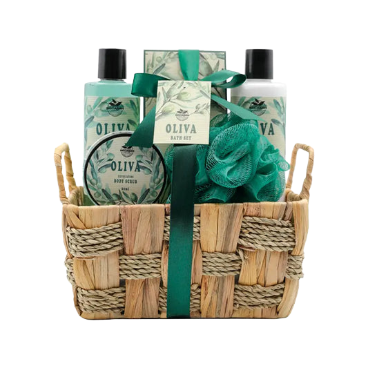 Becasan Nature Cesta con Asas Oliva